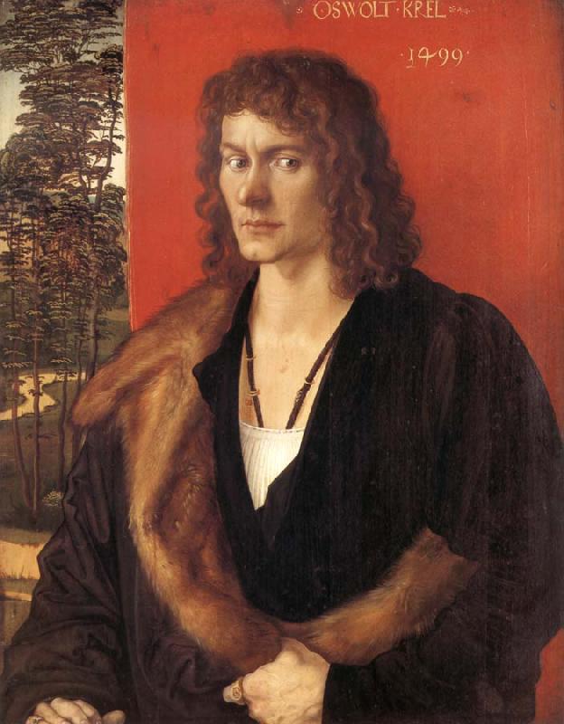 Albrecht Durer Portrait of Oswolt Krel oil painting image